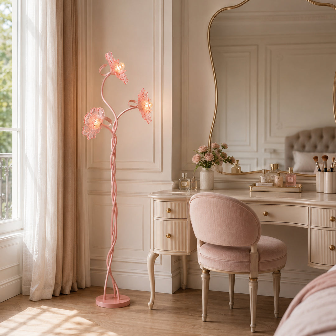 Virelia Crabapple Blossom Floor Lamp 2