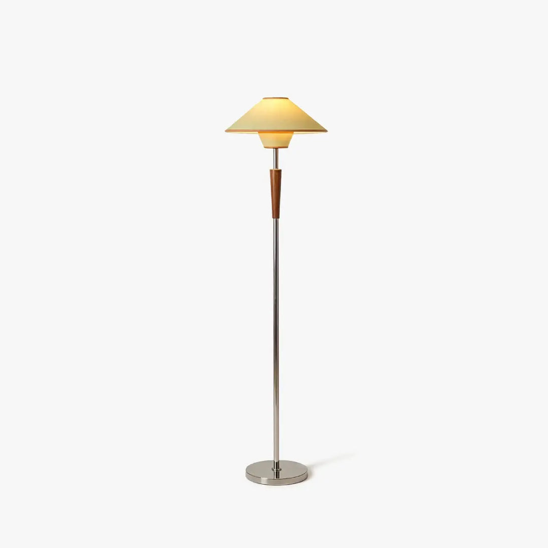 Vora Walnut Tapered Floor Lamp 3