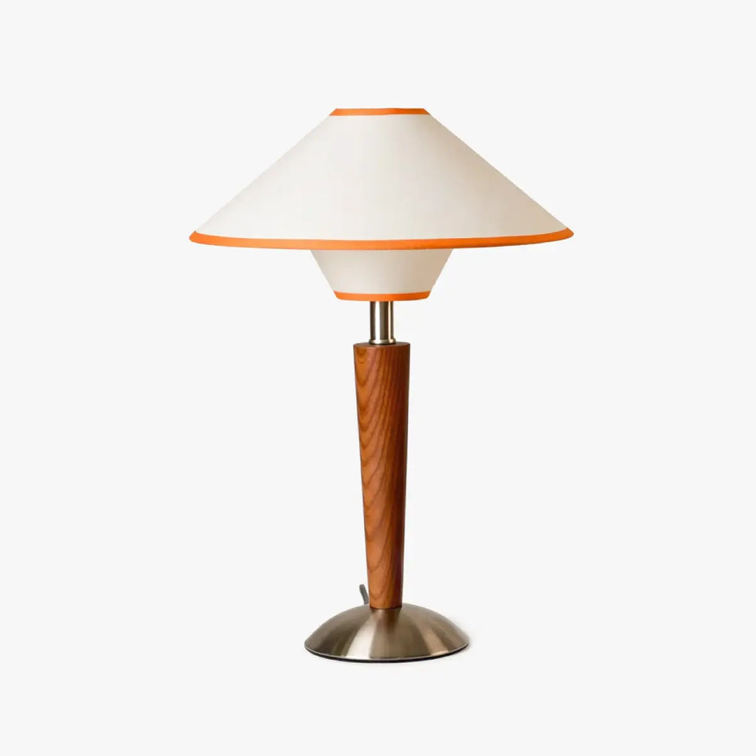 Vora Walnut Tapered Table Lamp 6