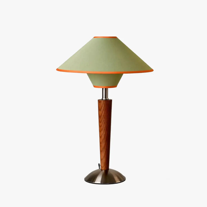 Vora Walnut Tapered Table Lamp 7