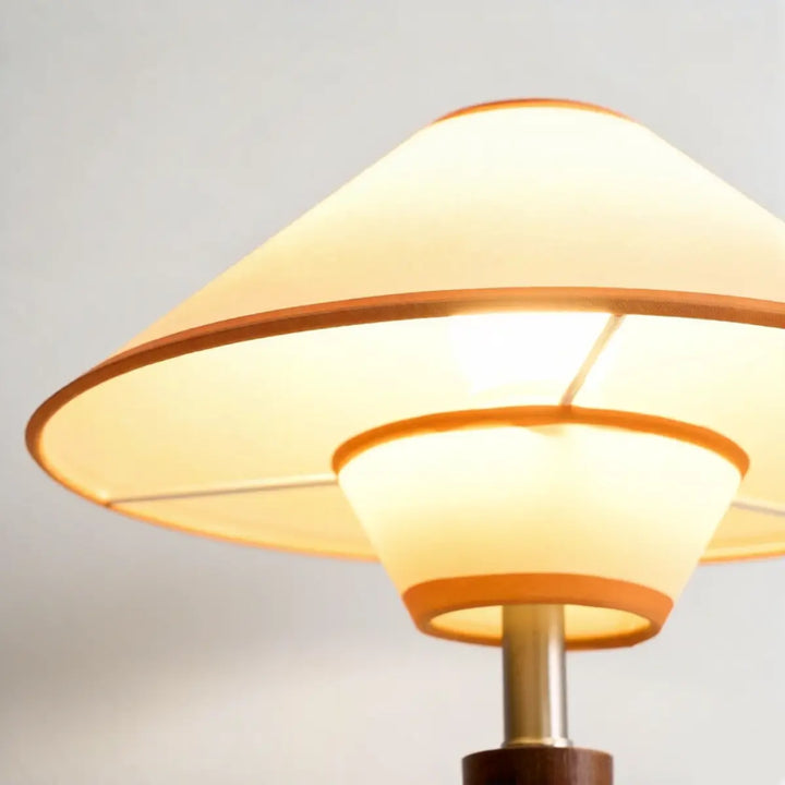 Vora Walnut Tapered Table Lamp 8