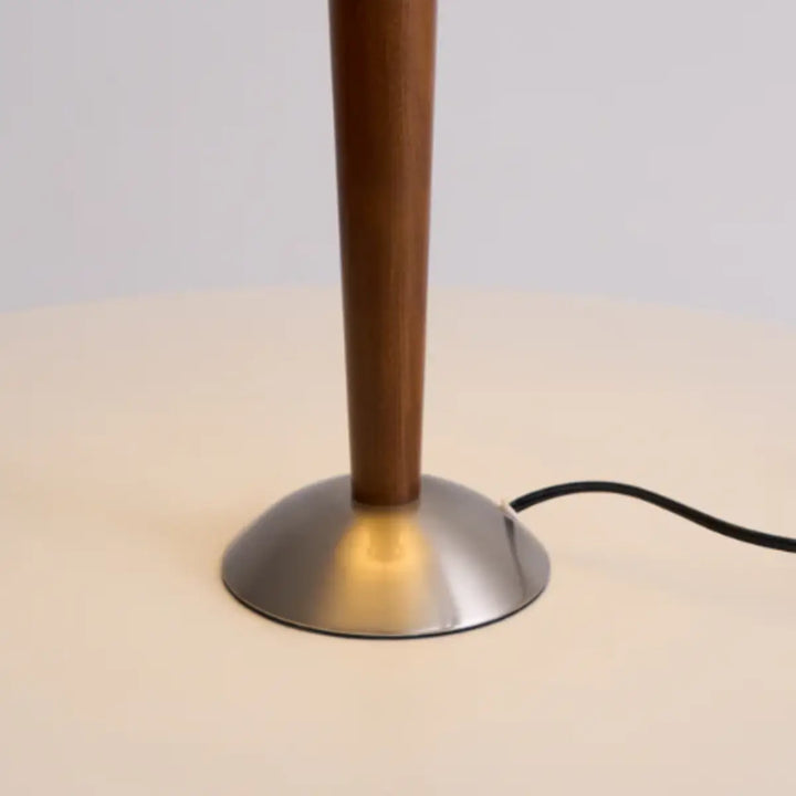 Vora Walnut Tapered Table Lamp 9
