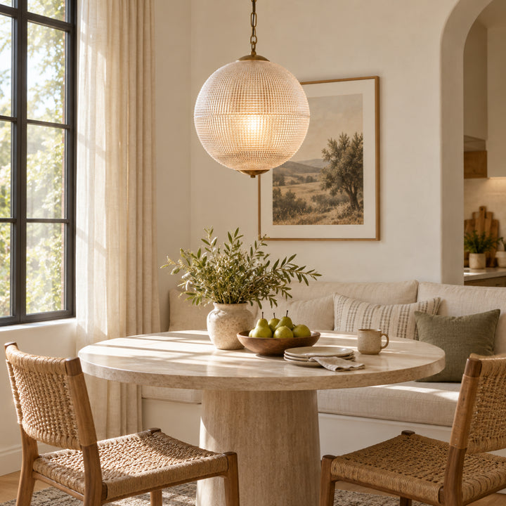 Vorellan Glass Globe Pendant Light 5