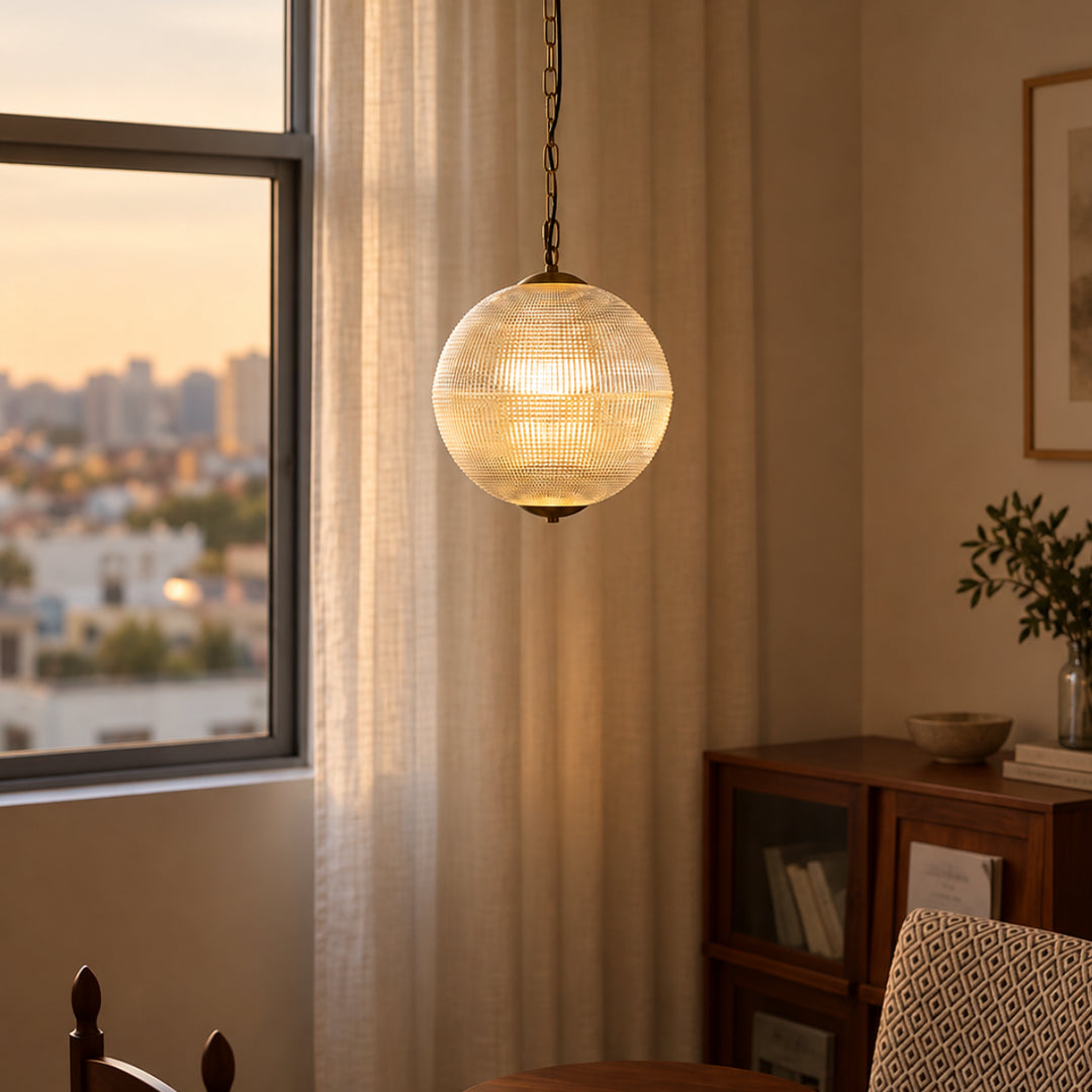 Vorellan Glass Globe Pendant Light 6