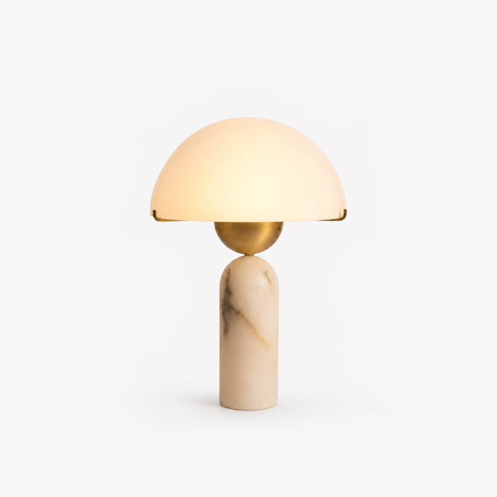 Vorelle Alabaster Mushroom Table Lamp 1