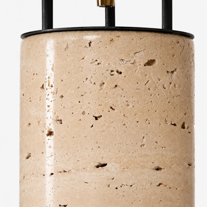 Vorllin Travertine Mushroom Table Lamp 2
