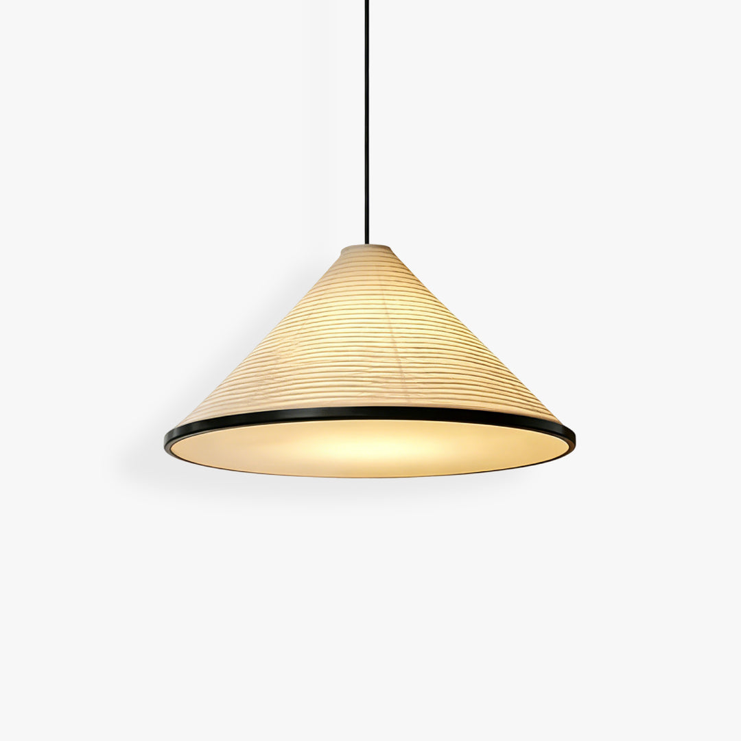 Washi Paper Pyramid Pendant Lamp 1