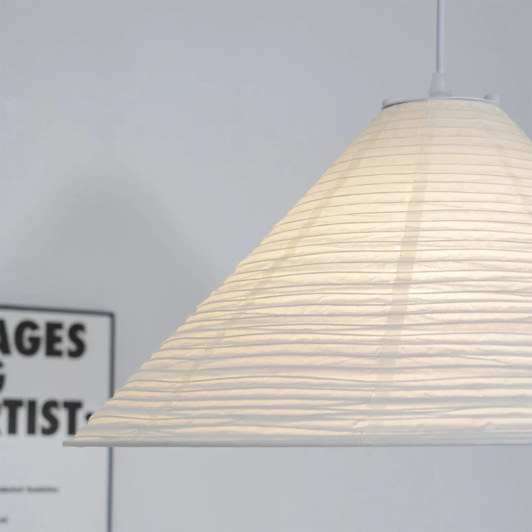 Washi Paper Pyramid Pendant Lamp 14