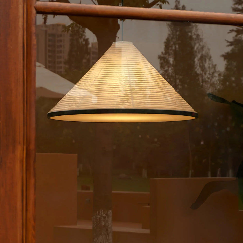 Washi Paper Pyramid Pendant Lamp 16