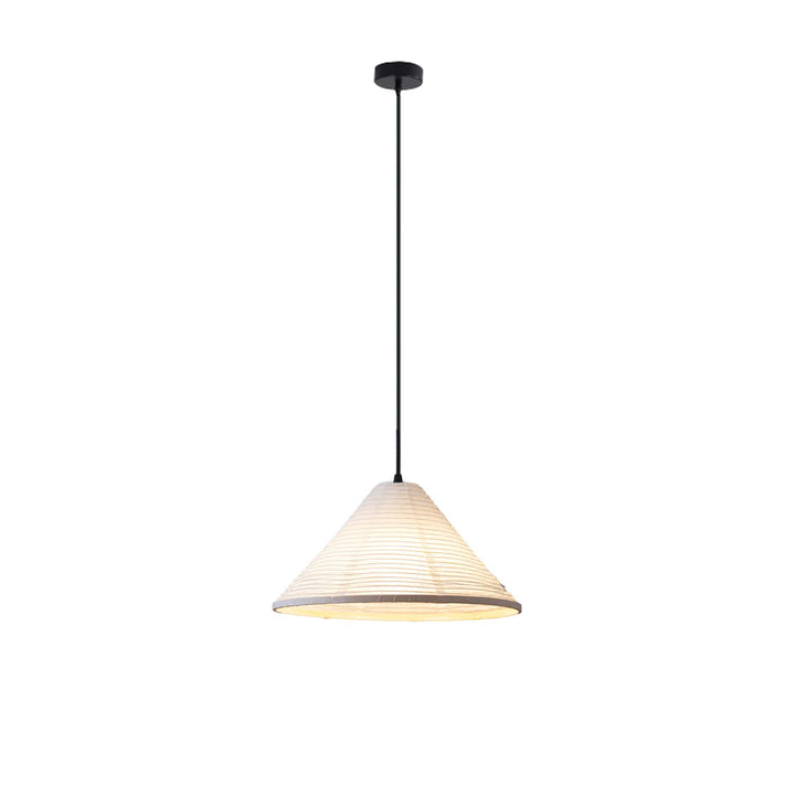 Washi Paper Pyramid Pendant Lamp 2