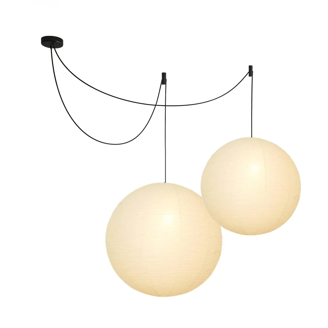 Washi Paper Round Series Pendant Lamp 2