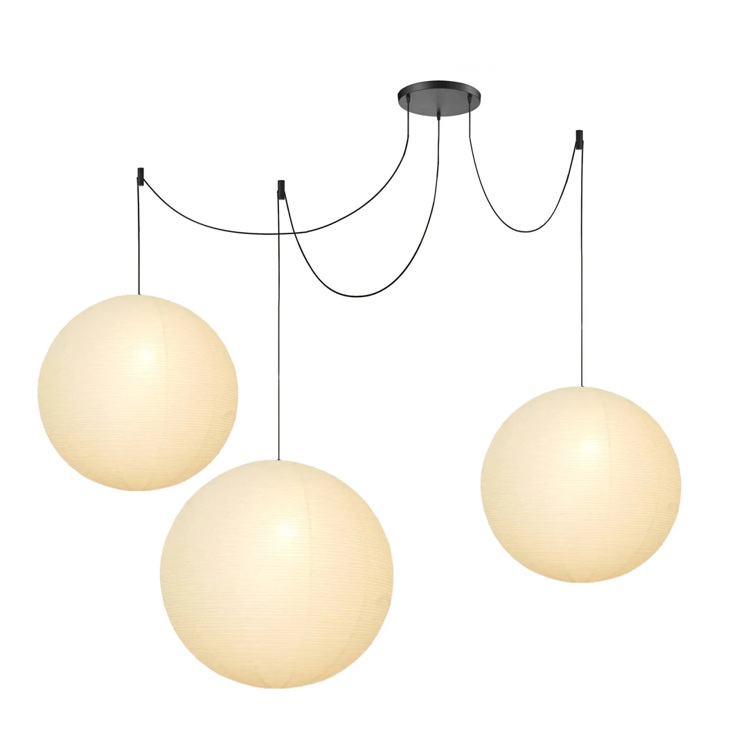 Washi Paper Round Series Pendant Lamp 3