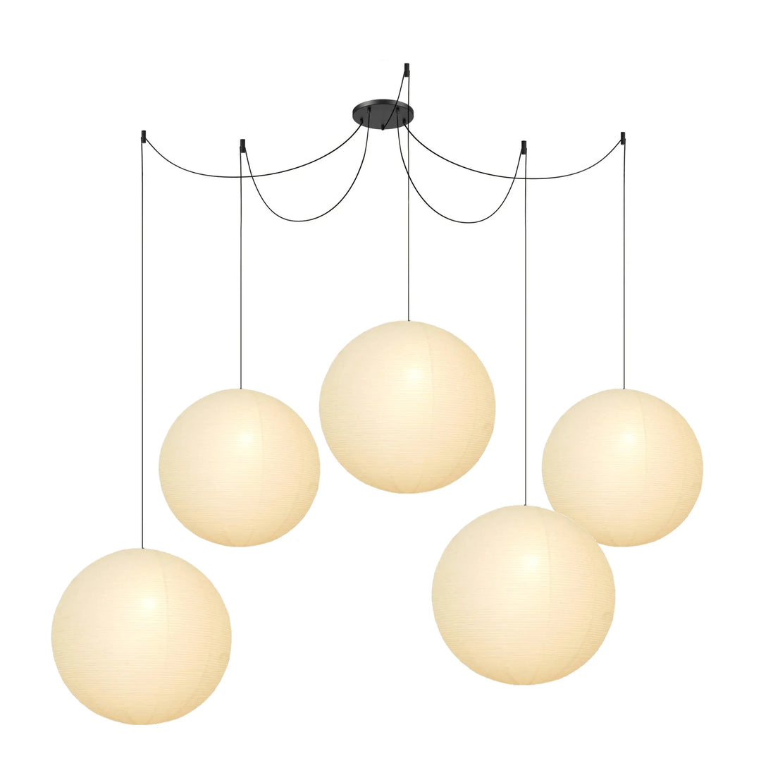 Washi Paper Round Series Pendant Lamp 4