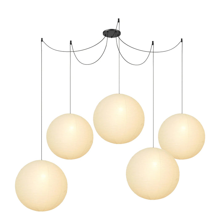 Washi Paper Round Series Pendant Lamp 4