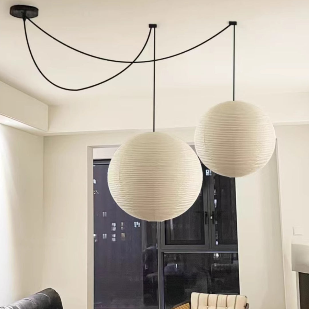 Washi Paper Round Series Pendant Lamp 7