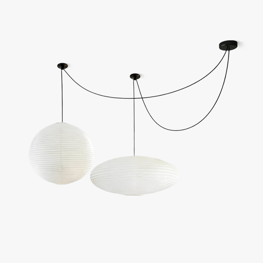 Washi Paper Whimsy Pendant Lamp 1