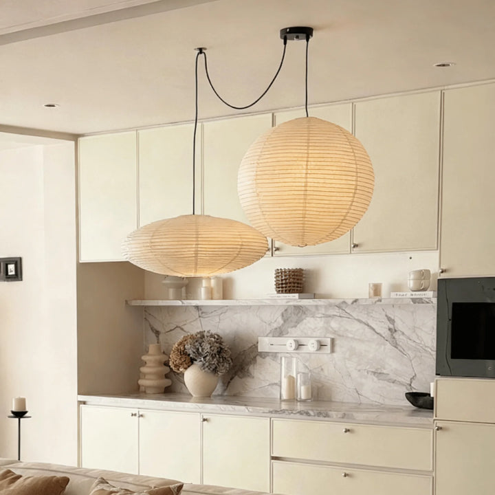 Washi Paper Whimsy Pendant Lamp 5