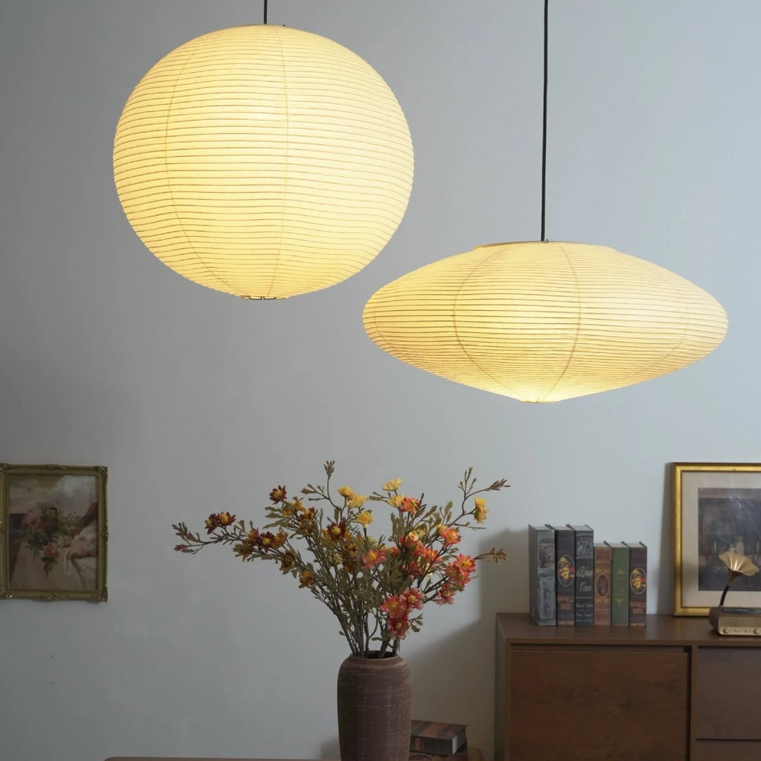 Washi Paper Whimsy Pendant Lamp 8