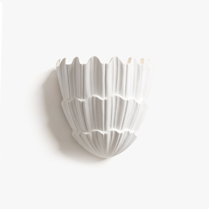 Shell Wall Plaster White Shells Plaster Wall Light – AIBIALIGHT
