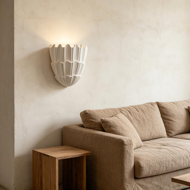 Wendy Shells Plaster Wall Light 9
