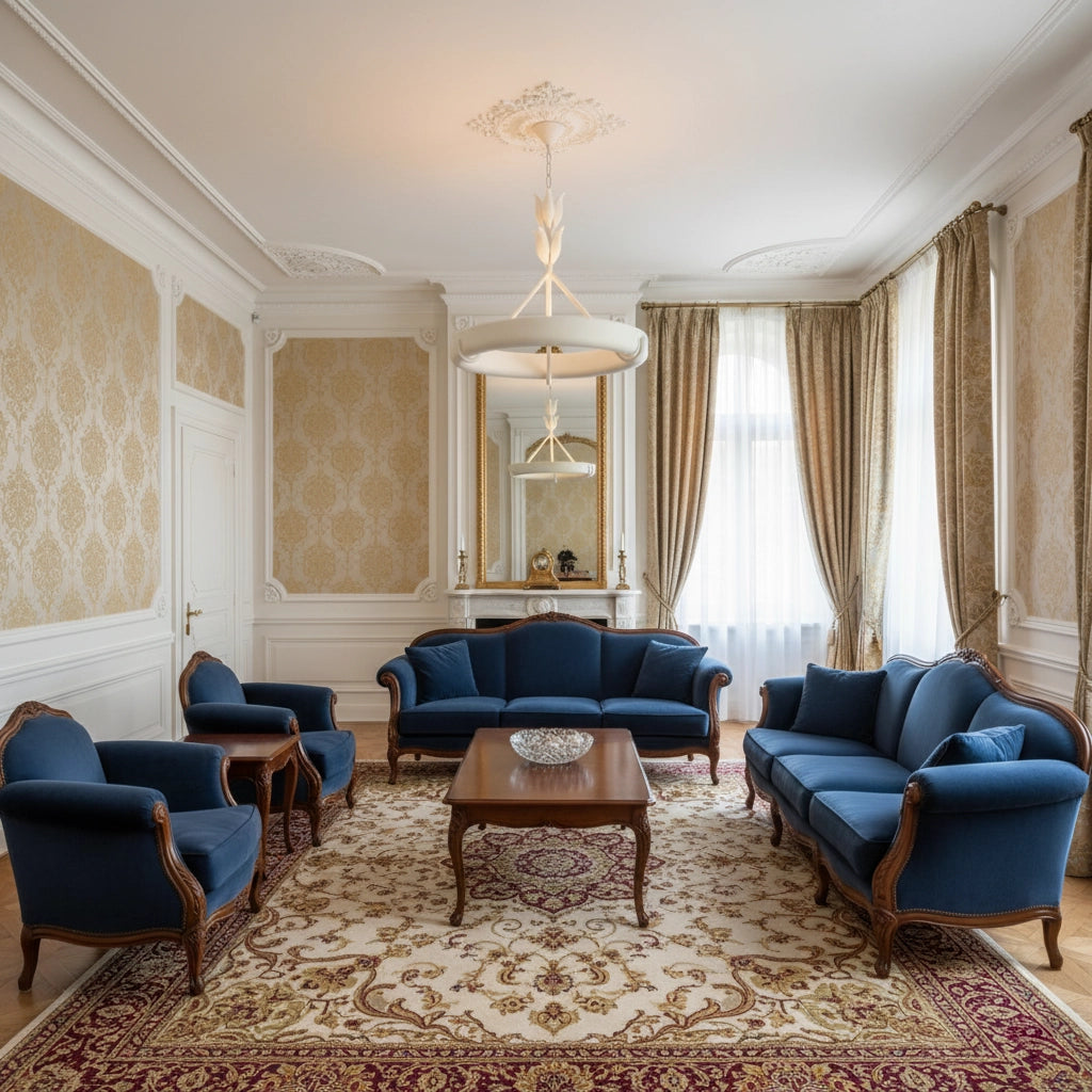 Wheel Plaster Chandelier