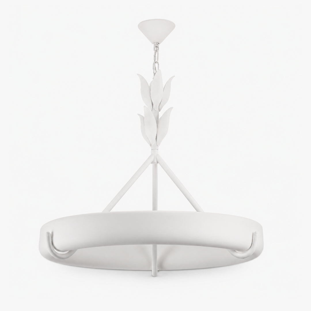 Wheel Plaster Chandelier 24