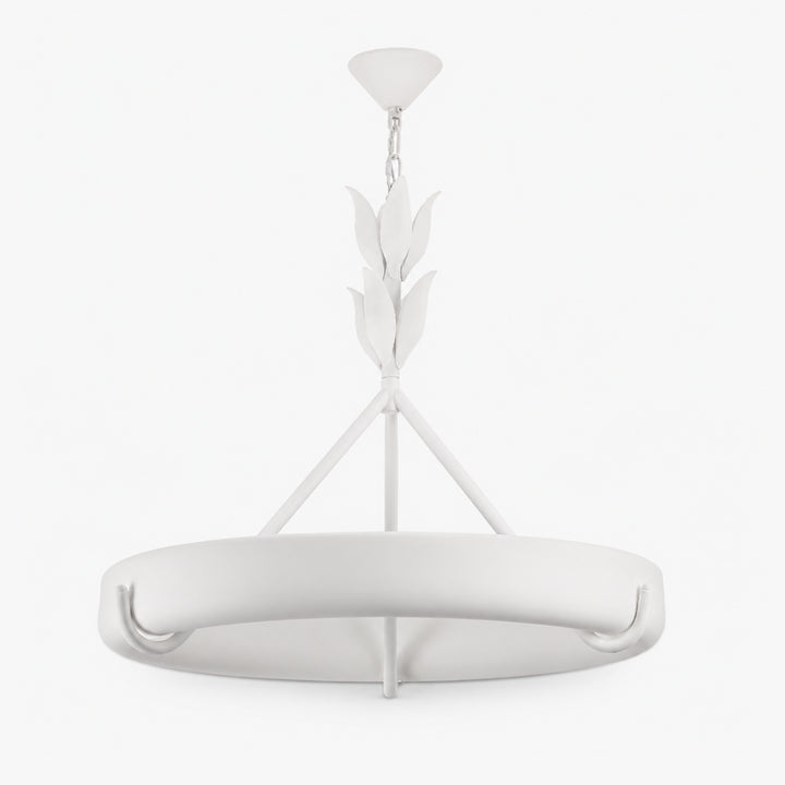 Wheel Plaster Chandelier 24