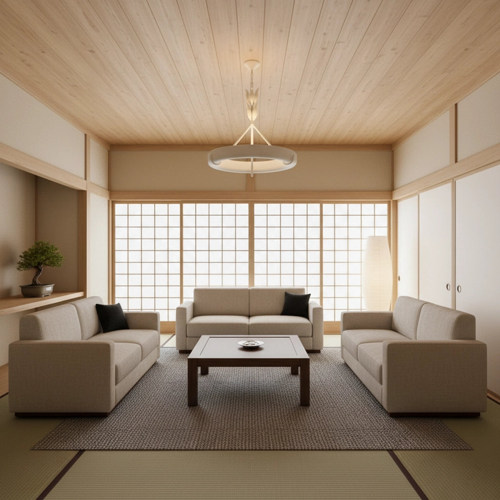 Wheel Plaster Chandelier