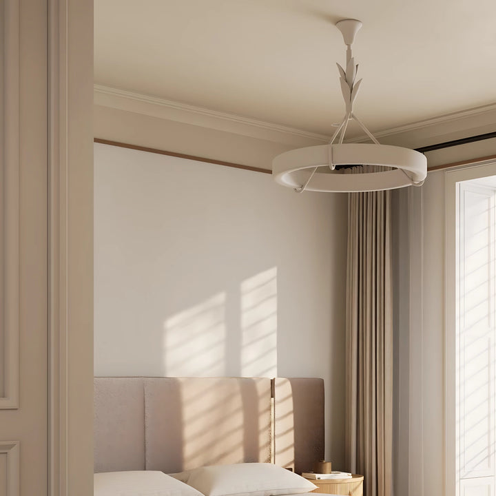 Wheel Plaster Chandelier