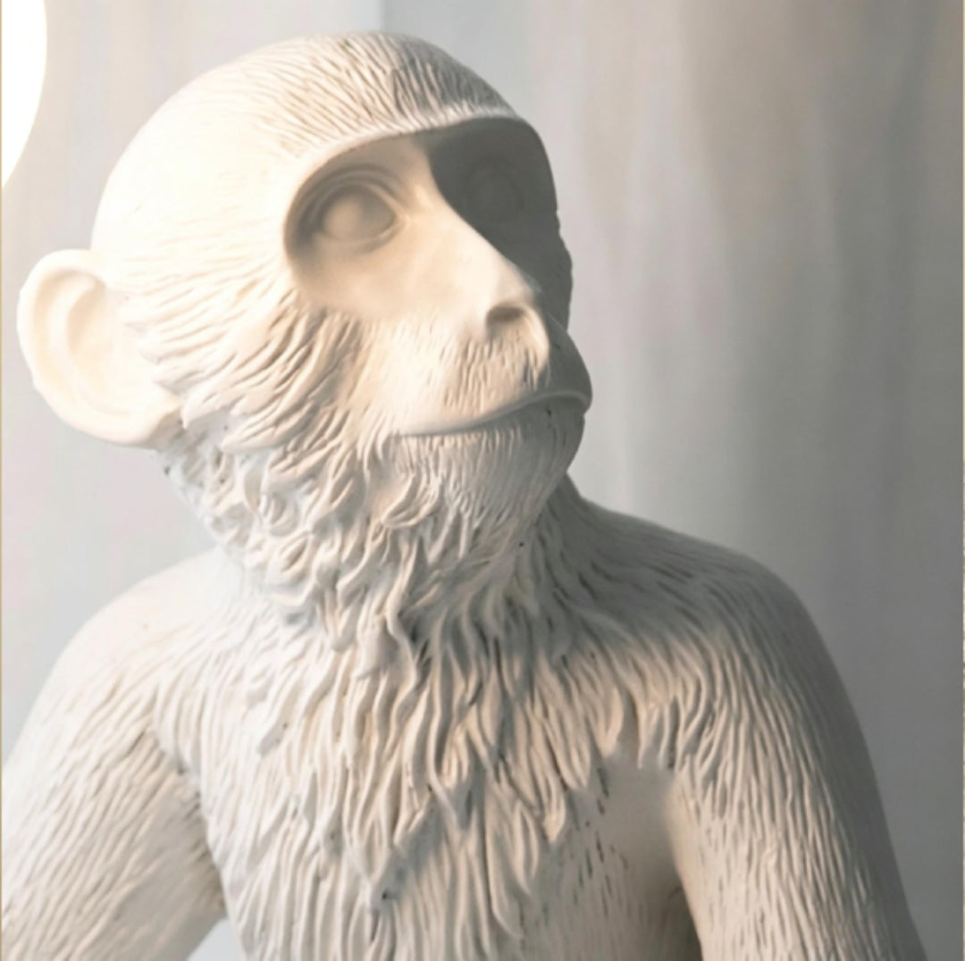Whimsical Monkey Sculpture Table Lamp 16