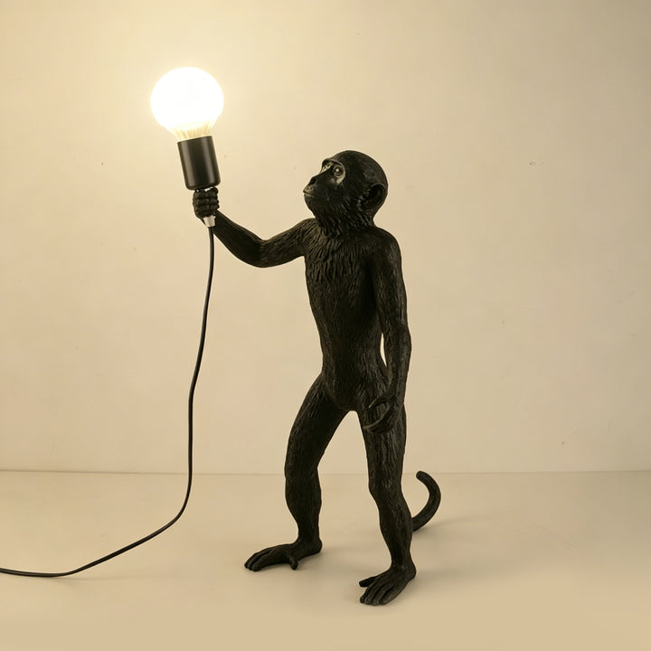 Whimsical Monkey Sculpture Table Lamp 6