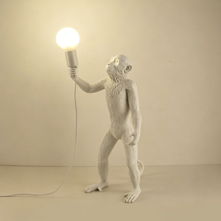 Whimsical Monkey Sculpture Table Lamp 7