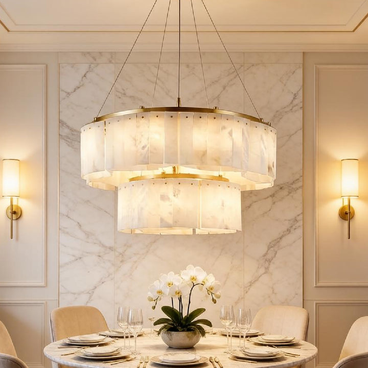 Willamette Alabaster Chandelier 5