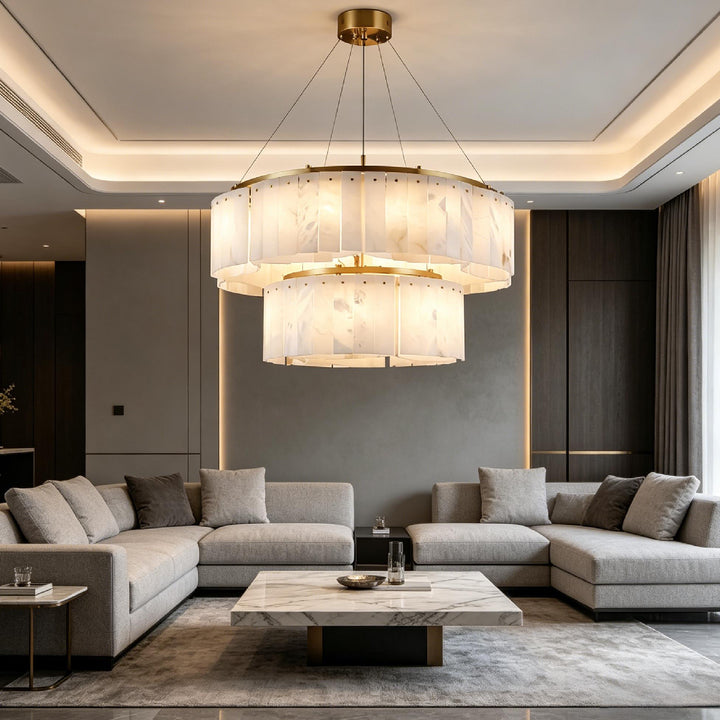 Willamette Alabaster Chandelier 6