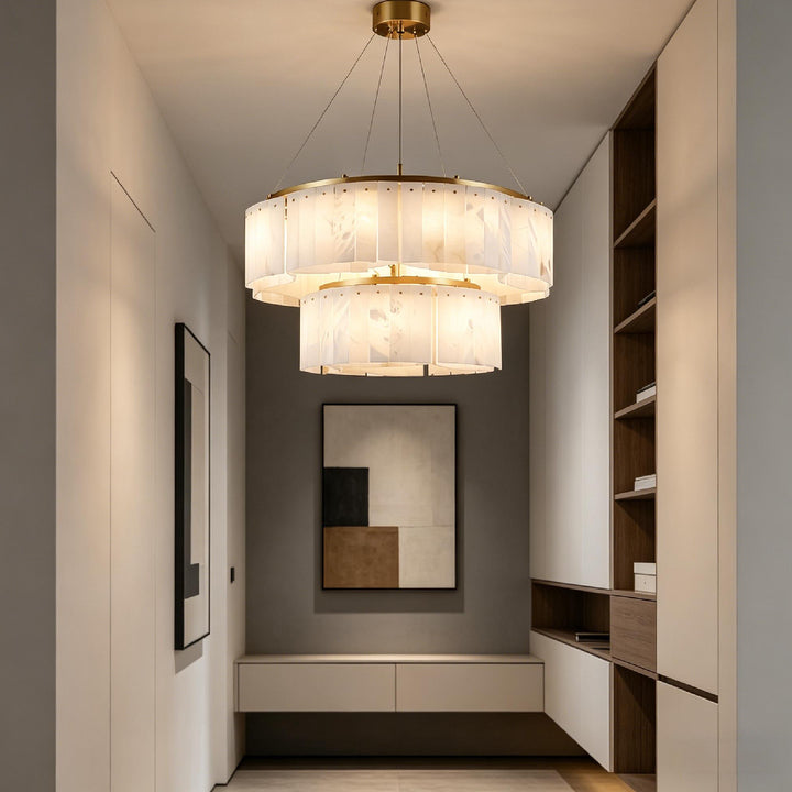 Willamette Alabaster Chandelier 7