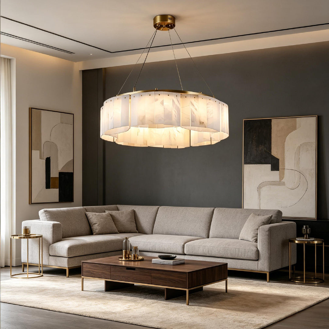 Willamette Alabaster Chandelier 8