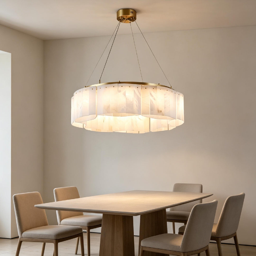 Willamette Alabaster Chandelier 9