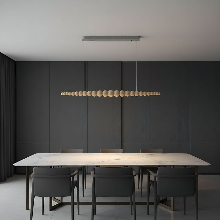Woodline Orb Chandelier 17