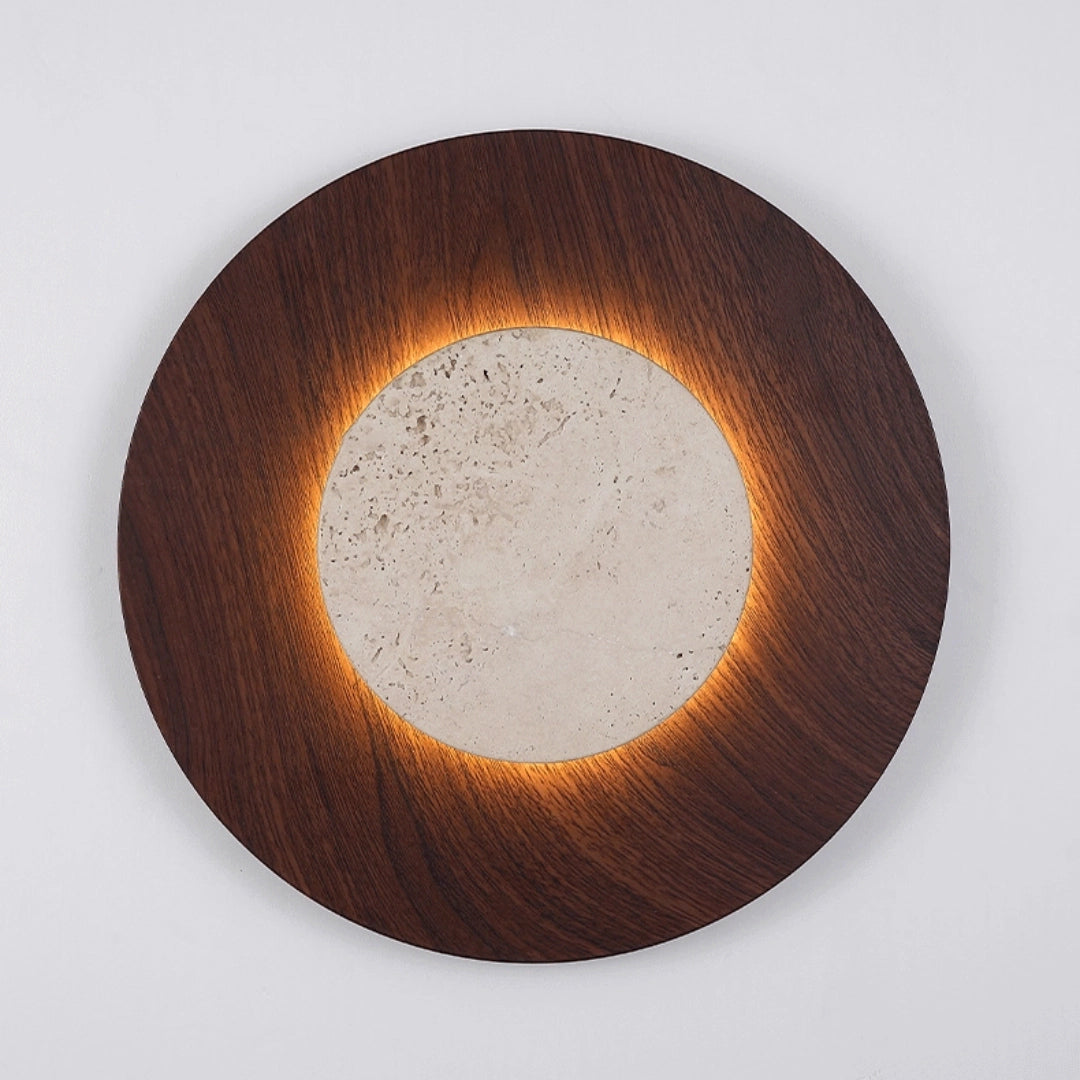 Yellow Travertine Wall Lamp