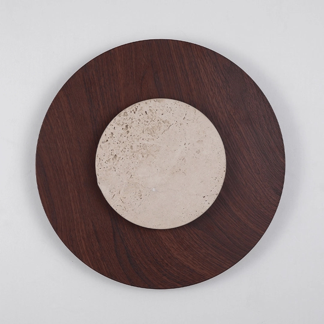 Yellow Travertine Wall Lamp