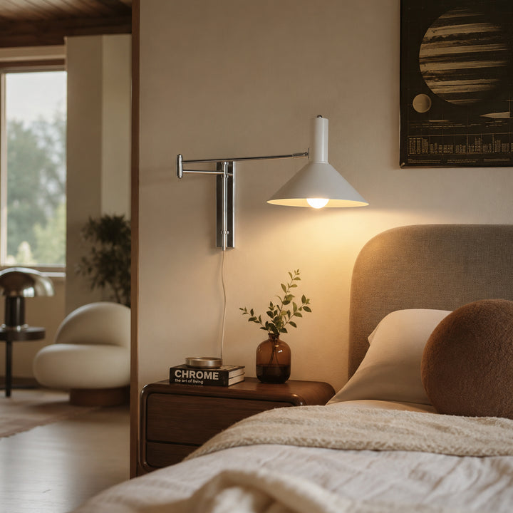 Zarello Swing Arm Plug Sconce 8