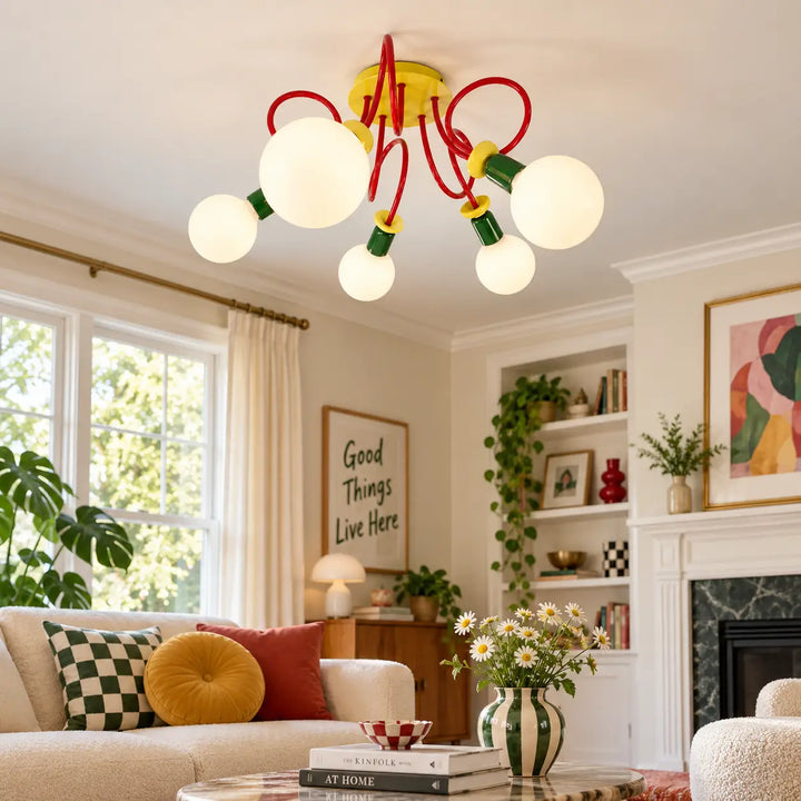 Zelmori Globe Ceiling Lamp 2