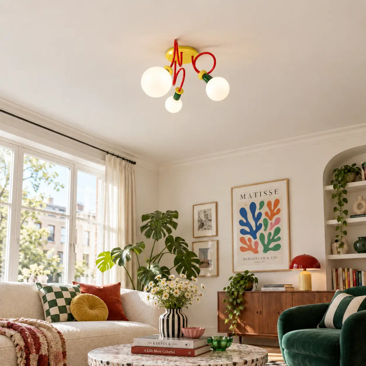 Zelmori Globe Ceiling Lamp 6