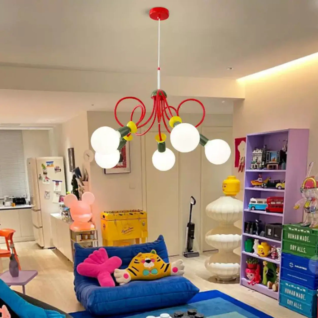 Zelmori Globe Chandelier 2