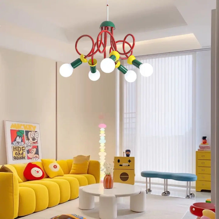 Zelmori Globe Chandelier 3