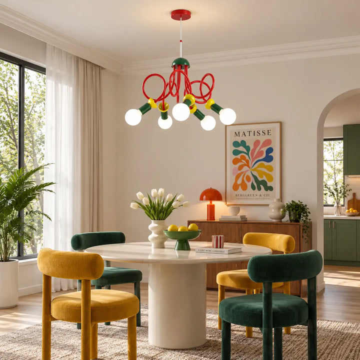 Zelmori Globe Chandelier 6